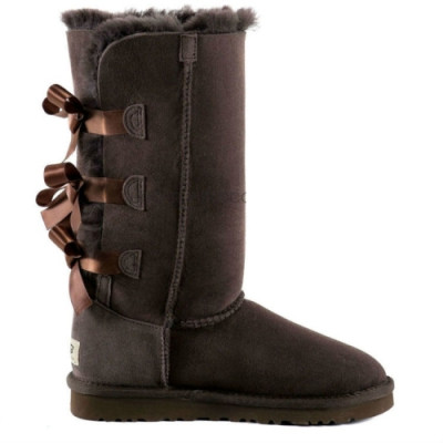 Уггі Bailey Bow Tall II Chocolate – класика з бантом