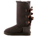 Уггі Bailey Bow Tall II Chocolate – класика з бантом