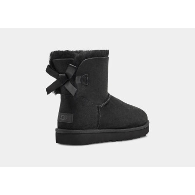Уггі Mini Bailey Bow II Black – класика з витонченими деталями Уггі Mini Bailey Bow II Black – класика з витонченими деталями