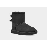 Уггі Mini Bailey Bow II чорні Black 1016501 Уггі Mini Bailey Bow II чорні Black 1016501