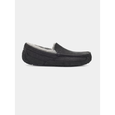 Мокасини Mens Ascot Sheepskin Slipper Black – натуральна овчина та зручність Мокасини Mens Ascot Sheepskin Slipper Black – натуральна овчина та зручність