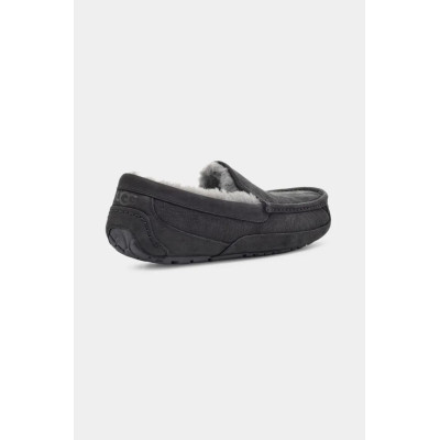 Мокасини Mens Ascot Sheepskin Slipper Black – натуральна овчина та зручність Мокасини Mens Ascot Sheepskin Slipper Black – натуральна овчина та зручність