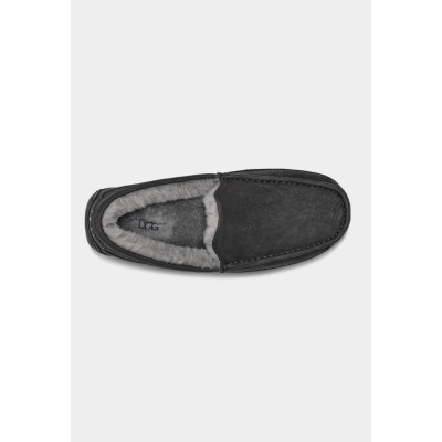 Мокасини Mens Ascot Sheepskin Slipper Black – натуральна овчина та зручність Мокасини Mens Ascot Sheepskin Slipper Black – натуральна овчина та зручність