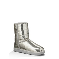 Уггі Sparkles Classic Short Сріблясті (Silver) 3161 Уггі Sparkles Classic Short Сріблясті (Silver) 3161