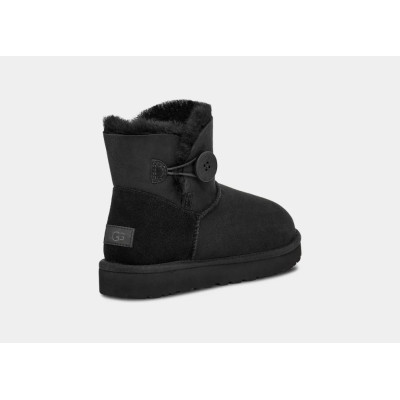 Уггі Mini Bailey Button II Black – елегантність і тепло Уггі Mini Bailey Button II Black – елегантність і тепло