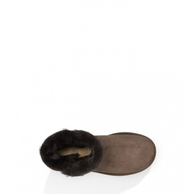 Уггі Bailey Button Mini Chocolate – натуральна овчина та затишок Уггі Bailey Button Mini Chocolate – натуральна овчина та затишок