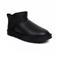 Угги Classic II Ultra Mini Metallic черные (Black) 1117534M