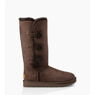 Уггі Bailey Button Triplet II Chocolate – елегантність із ґудзиками