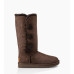 Уггі Bailey Button Triplet II Chocolate – елегантність із ґудзиками