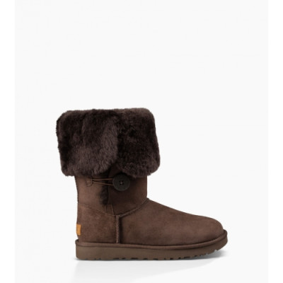 Уггі Bailey Button Triplet II Chocolate – елегантність із ґудзиками