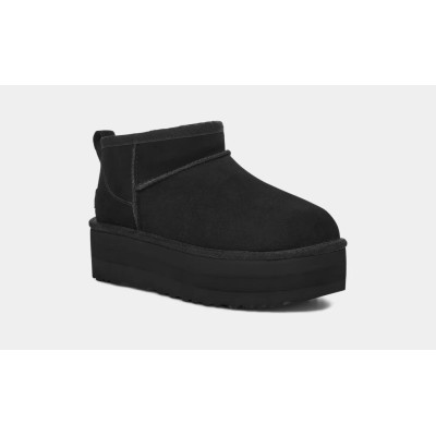Уггі Classic II Ultra Mini Platform Black – класика у сучасному виконанні